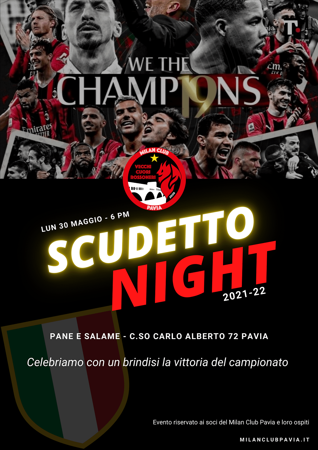 scudetto night banner